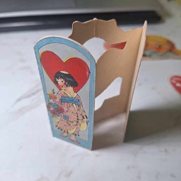 Vintage Valentine Assortment Set Of 3 Classic Love Cards Scrapbooking Gifting - Picture 8 of 10